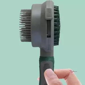 강아지 마사지 그린 비숑 관리 포메라니안 털 브러시 털관리 빗그린 슬리커 빗질용품lmn620