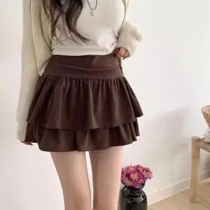 [다잇템] 여성 후레아 가을겨울 프릴 미니스커트