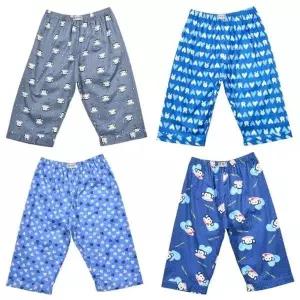 [하프클럽/]면 잠옷바지 8부 파자마