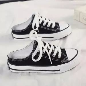 남자 뮬스니커즈 캐주얼 여름 운동화 슬리퍼 캔버스화 WEE8AB0