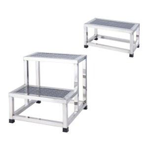 안전 2단 작업 발판 소형 치수 고층 디딤대 손잡이 높이10 가정용 홑겹 받침대