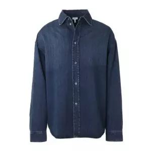 LOEWE  Anagram Overshirt  H526Y1DW07 8383)  애너그램 데님 오버셔츠)