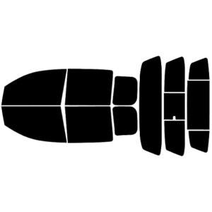 타이탄과 - 직접 필름 노 싱글 틴트 키트 - 블랙 버블 키트 윈도우 플레이 차량 호환되는 5% - 완성 프리컷 비닐 2004-2014