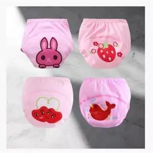 아기 첫 팬티 두돌 사각 순면 배변 훈련 기저귀 떼기 방수 속옷 인견