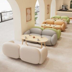 테이블 소파 의자 멀바우 4인 식탁의 세트 6인 티테이블세트 술집 붙박이 트 원형 2인