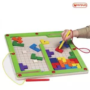 원목자석완구 테트리스 (수학교구 펜토미노 자석나라)