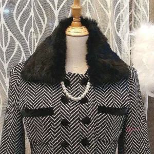 리얼퍼 카라 머플러+진주목걸이세트klm081