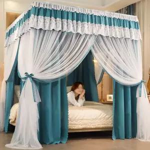 [콩심팥심]침대 모기장 방충망 커튼 사각 각형 공주모기장 스위트룸 북유럽