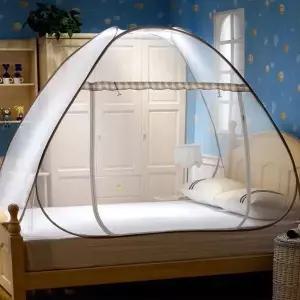 [콩심팥심]비타리토 돔형 원터치 모기장 200x150cm 바닥일체형