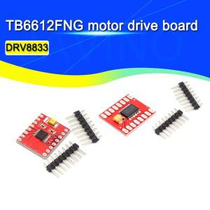 1510Pcs TB6612 DRV8833 L298N보다 우수한 Arduino 마이크로 컨트롤러 용 듀얼 전동 드라이버 1A