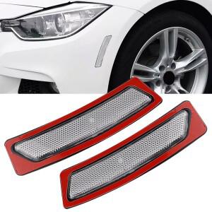 63147295541 63147295542 프론트 범퍼 리플렉터 사이드 마커 라이트 BMW 호환 F30 F31 LCI 3 시리즈 M 스포