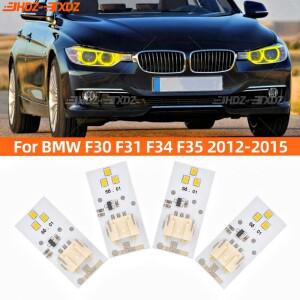 BMW 호환 3 시리즈 F30 F31 F34 F35 320i 2012- 제논 헤드라이트용 DRL 엔젤 아이 LED 보드 주간 주행등 63