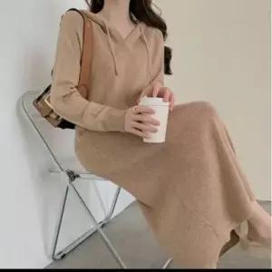 후드 원피스 긴소매 720 골지 롱 - 로미홀 WFLMV31