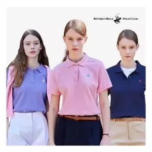 비버리힐즈폴로클럽 쿨 코튼 PK 반팔 티셔츠 3종, 여성
