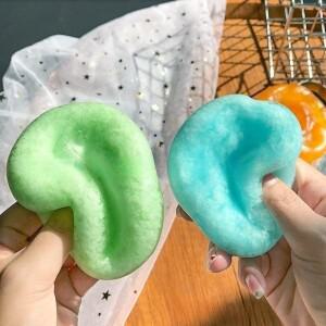 몽테조이 말랑말랑한 코코넛 오일 피젯 토이  스트레스 해소 슬로우 라이징 감각 완구 불안 ADHD 완화 어린