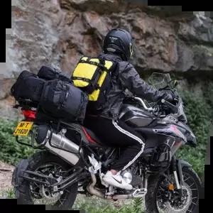 오토바이수납 오토바이 리어백 사이드백 방수 가방 모토캠핑 30L