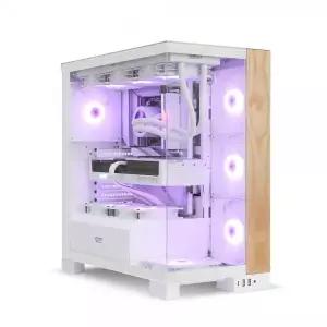 DARKFLASH DS900XL 우드 ARGB (화이트)