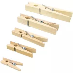 원목 나무 집게 DIY 이벤트 꾸미기 사진집게 3.5cm (5개 1세트)