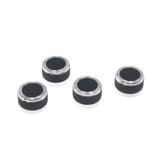 1PCS 자동차 오디오 DVD 네비게이션 손잡이 커버 CD 플레이어 볼륨 스위치 알루미늄 전위차계 캡 수정 된