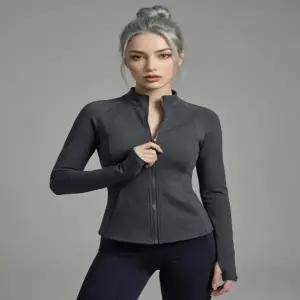 올리보라 슬림핏 기모 듀얼 집업 차콜 헬스장 스포츠 필라테스  복 헬스 기모 운동 플라잉요