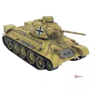 전차 차량 프라모델 조립키트 전투 피규어 모형 1P qrs337