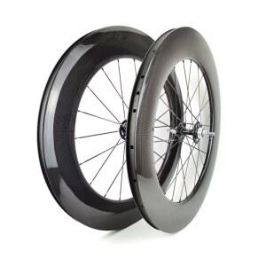 700C 트랙 자전거 165/166 클린처 휠셋 고정 노바텍 기어 단일 속도 휠 허브가 88mm 있는 카본