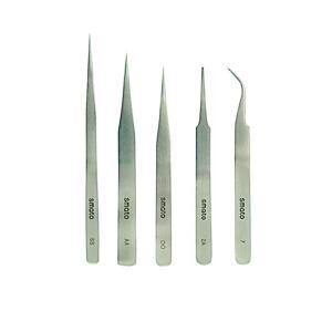 [2개구성] 스마토 핀셋 족집게세트 112-9278 스마토 핀셋세트 5PCS 스테인리스 FAW898B0D