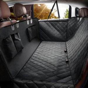 뒷좌석용 엘라우타 도그 카시트 커버 100 방수 스크래치 방지 미끄럼 시트 자동차 트럭 및 SUV용 600D 헤비