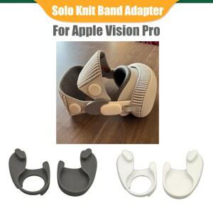 VR 헤드셋 고글 안경 기기 비전 프로 안경용 솔로 니트 밴드 어댑터 듀얼 스트랩 버클 특수 키트