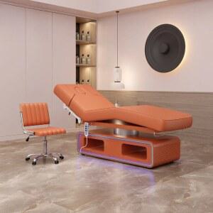 전동 리프팅 페이셜 미용 베드 속눈썹 시술용 베드 의자 마사지 테이블 조절 가능한 가구 소파 베드 의자