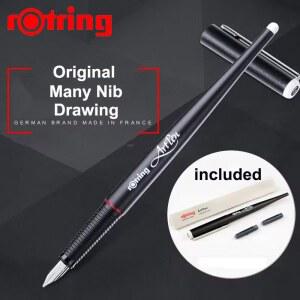 독일 Rotring 원래 선물용 펜 쓰기 연습 아트 EF/F/M/1.5/1.9/2.3mm 액세서리 만년필 필기 비즈니스