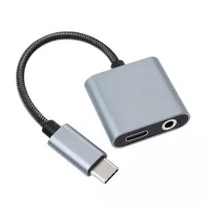 [모두쇼핑]C타입 이어폰젠더 AUX 단자 / 충전케이블 오디오젠터 오디오컨버터 C타입젠더