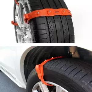 초합금 스파이크 간편 장착 우레탄 스노우 체인 윈터타이어 차량용