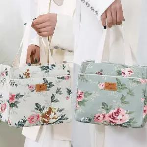 플라워 보냉백 쿨러가방 예쁜 도시락가방 직장인 런치백 피크닉 쿨러백 보온보냉백