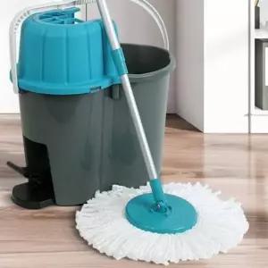 회전 물걸레 통돌이 밀대 청소기 바닥 청소 걸레 탈수 (WFHD73R)
