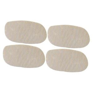 JOINPAYA 4pcs 양 바이올린 방지 현악기 비올라 향상, 프로텍터, 및 패드, 브릿지 브릿지용 가죽 스트링 음색 양피지 액세서리 필수 손상 E 첼로