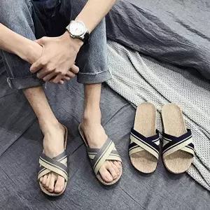 [엄지척]온나핏 크로스 왕골슬리퍼 DS-0196