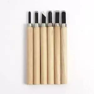 목공 조각도 6종 세트 나무 공예 칼