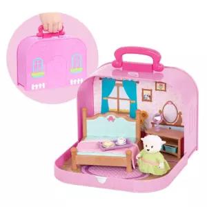 미니어처 인형집 가방 장난감 침대 가구 놀이집 여자아이 5살