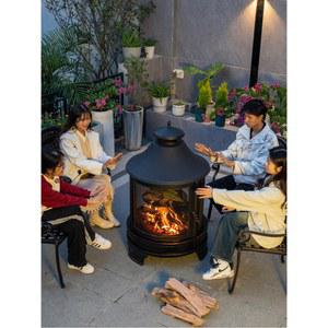 화목 난로 장작 굴뚝 모닥불 2개 캠핑용 연통 SUS304 방지기 야외용 펠렛 상품