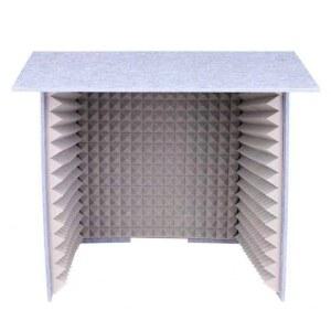 ASMR 방음부스 회색 옐로우 흡음면 소음 녹음실 조립식 유튜브 가정용 탁상용 소형