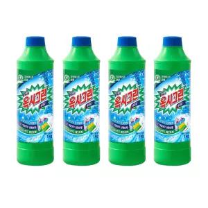 옥시레킷벤키저 옥시크린 분말 표백제 일반 드럼 겸용 1kg x 4개