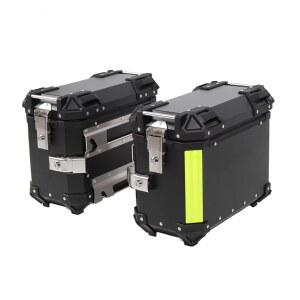 오토바이 바이크 탑 박스 사이드 35L 38L 알루미늄 새들백 수납 케이스 키 새들 백 에지 배달