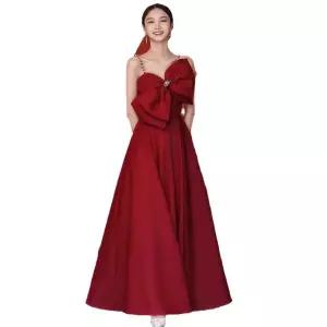 연주회드레스 롱 드레스 브라이덜 화려한 반짝이 이브닝