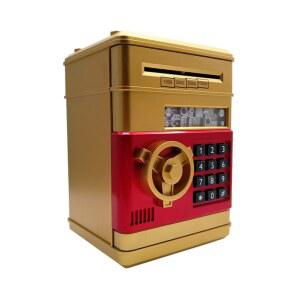 미니 비밀번호저금통 지폐자판기금고 귀여운 고양이 지폐자판기 재사용 선물 퍼즐용 플라스틱