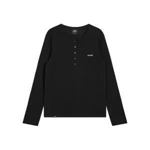 매장정품 EMIS 이미스 HENLEY NECK T-SHIRT-BLACK m1037_1536221 890788