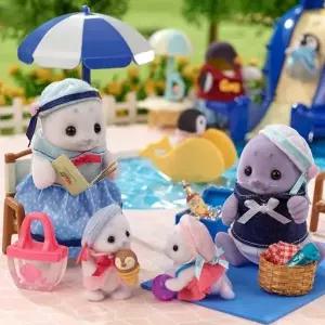 실바니안 패밀리 바다표범가족 인형 피규어 장난감 (WFJBNQ7)