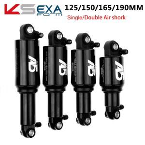 KS EXA FORM A5 산악 자전거 후방 쇼바 충격 싱글 더블 에어 챔버 MTB 흡수 장치 125MM 150MM 165MM 190MM