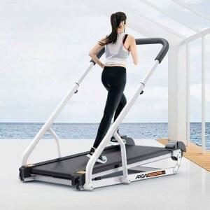 슬림 운동기구 워킹머신 러닝 트레드밀 홈트 머신 그레이 무동력