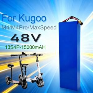GOGOGO 13S4P 48V 15000mAh 전동 스쿠터 배터리 팩 주문 시 충전기 포함 48v